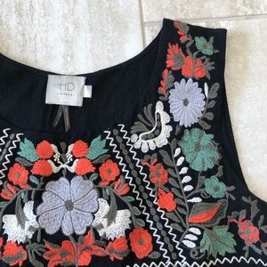 Anthropologie HD in Paris embroidered top